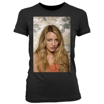 Blake Lively Women's Junior Cut Crewneck T-Shirt