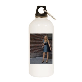 Blake Lively White Water Bottle With Carabiner