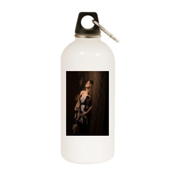 Blake Lively White Water Bottle With Carabiner