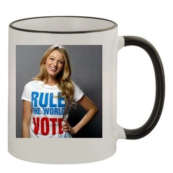 Blake Lively 11oz Colored Rim & Handle Mug