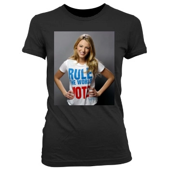 Blake Lively Women's Junior Cut Crewneck T-Shirt