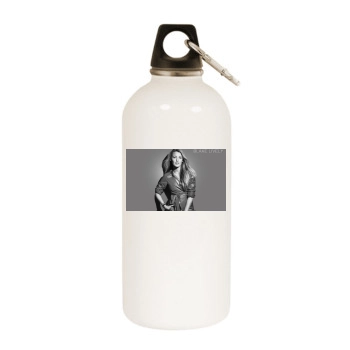 Blake Lively White Water Bottle With Carabiner