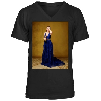 Brie Larson Men's V-Neck T-Shirt