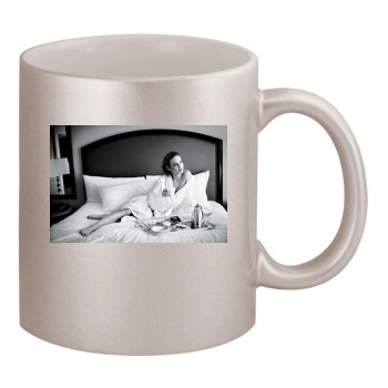 Brie Larson 11oz Metallic Silver Mug