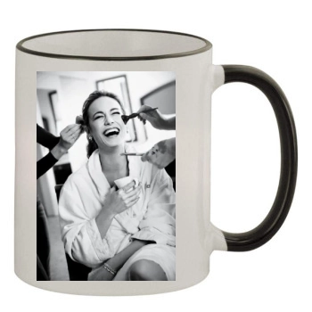 Brie Larson 11oz Colored Rim & Handle Mug