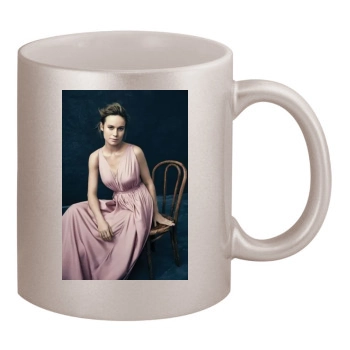 Brie Larson 11oz Metallic Silver Mug