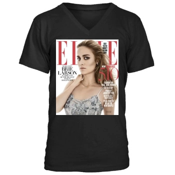 Brie Larson Men's V-Neck T-Shirt