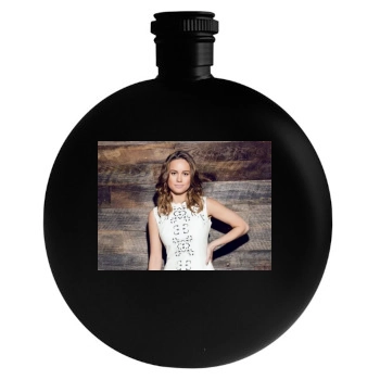 Brie Larson Round Flask
