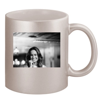 Brie Larson 11oz Metallic Silver Mug