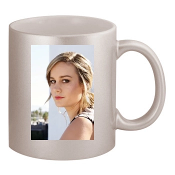 Brie Larson 11oz Metallic Silver Mug