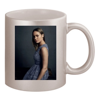 Brie Larson 11oz Metallic Silver Mug