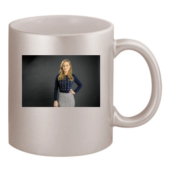 Brie Larson 11oz Metallic Silver Mug