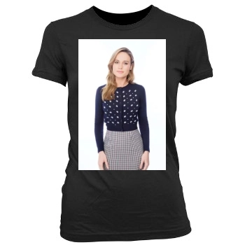 Brie Larson Women's Junior Cut Crewneck T-Shirt
