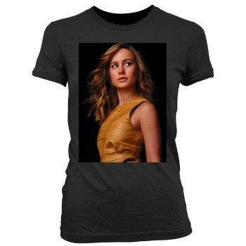 Brie Larson Women's Junior Cut Crewneck T-Shirt