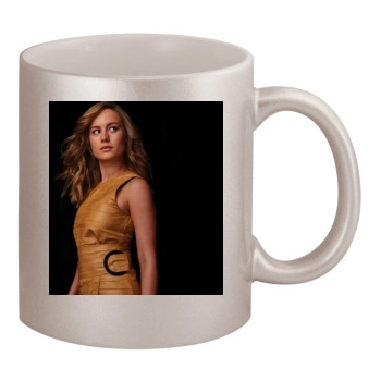 Brie Larson 11oz Metallic Silver Mug