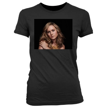 Brie Larson Women's Junior Cut Crewneck T-Shirt