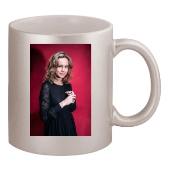 Brie Larson 11oz Metallic Silver Mug