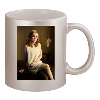 Brie Larson 11oz Metallic Silver Mug