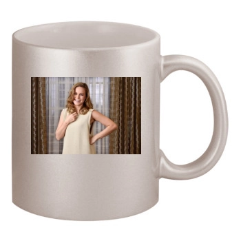 Brie Larson 11oz Metallic Silver Mug