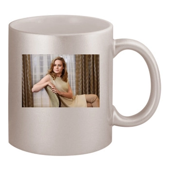 Brie Larson 11oz Metallic Silver Mug