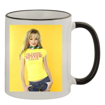 Brie Larson 11oz Colored Rim & Handle Mug