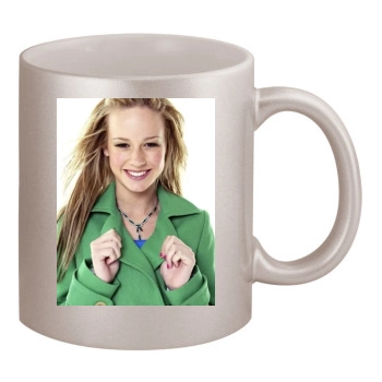 Brie Larson 11oz Metallic Silver Mug