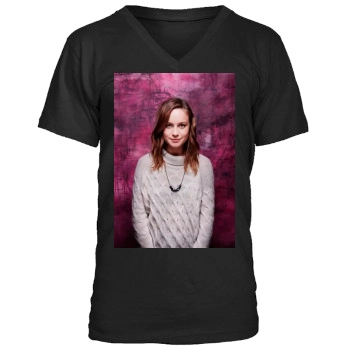 Brie Larson Men's V-Neck T-Shirt