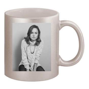 Brie Larson 11oz Metallic Silver Mug