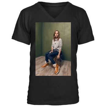 Brie Larson Men's V-Neck T-Shirt