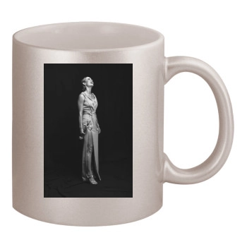 Brie Larson 11oz Metallic Silver Mug