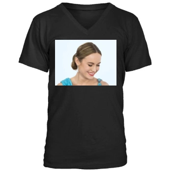 Brie Larson Men's V-Neck T-Shirt