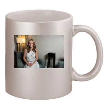 Brie Larson 11oz Metallic Silver Mug