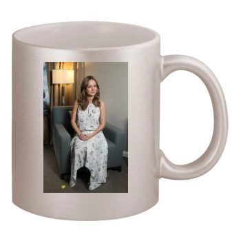 Brie Larson 11oz Metallic Silver Mug