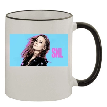 Brie Larson 11oz Colored Rim & Handle Mug