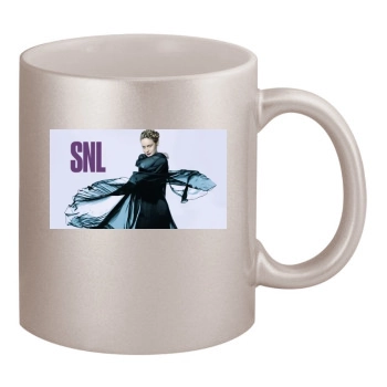 Brie Larson 11oz Metallic Silver Mug