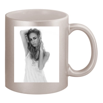 Brie Larson 11oz Metallic Silver Mug