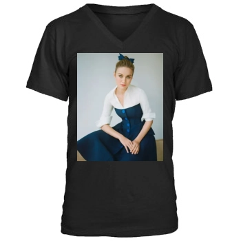 Brie Larson Men's V-Neck T-Shirt