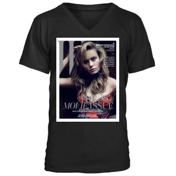 Brie Larson Men's V-Neck T-Shirt