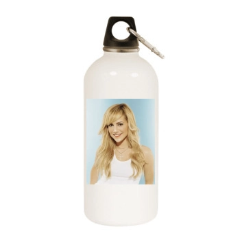 Brittany Murphy White Water Bottle With Carabiner