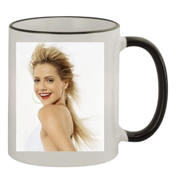 Brittany Murphy 11oz Colored Rim & Handle Mug