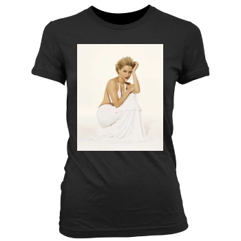 Brittany Murphy Women's Junior Cut Crewneck T-Shirt