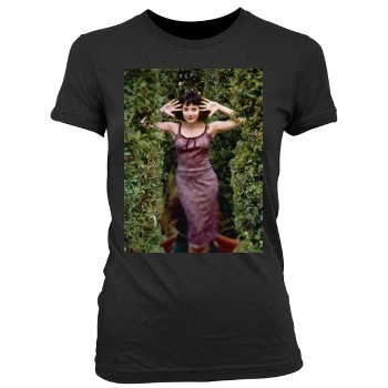 Brittany Murphy Women's Junior Cut Crewneck T-Shirt