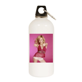 Brittany Murphy White Water Bottle With Carabiner