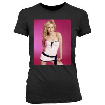 Brittany Murphy Women's Junior Cut Crewneck T-Shirt