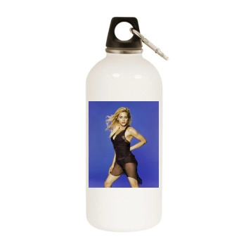 Brittany Murphy White Water Bottle With Carabiner