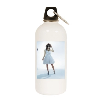 Brittany Murphy White Water Bottle With Carabiner