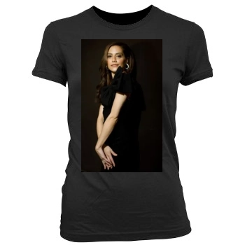 Brittany Murphy Women's Junior Cut Crewneck T-Shirt