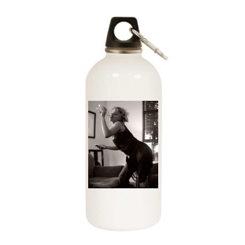 Brittany Murphy White Water Bottle With Carabiner