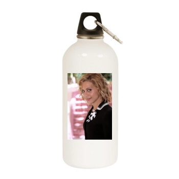 Brittany Murphy White Water Bottle With Carabiner