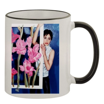 Brittany Murphy 11oz Colored Rim & Handle Mug